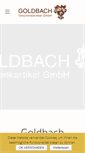 Mobile Screenshot of goldbach-geschenkartikel.de